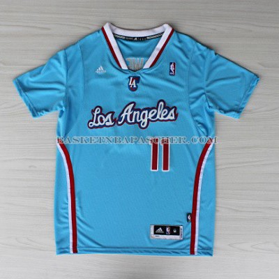 Maillot Manche Courte Los Angeles Clippers Crawford Bleu